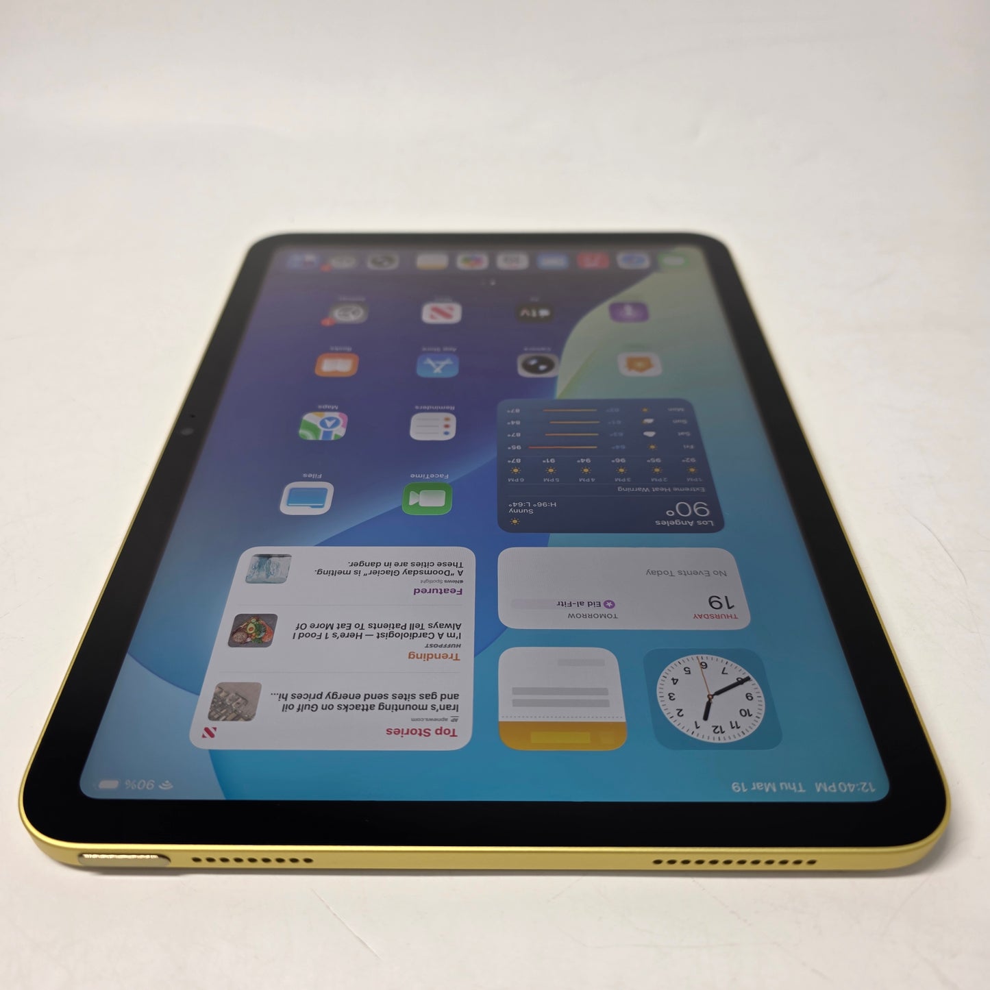 WiFi Only Apple iPad 11" (A16) 128GB Yellow MD4D4LL/A