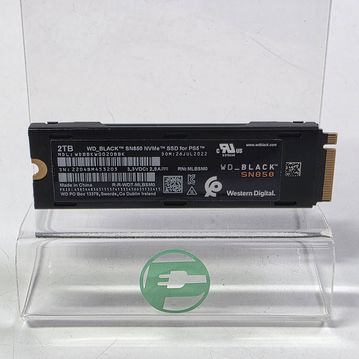 Western Digital WD 2280mm BLACK SN850 2TB M.2 NVMe Gen 4.0 x 4 SSD SN850