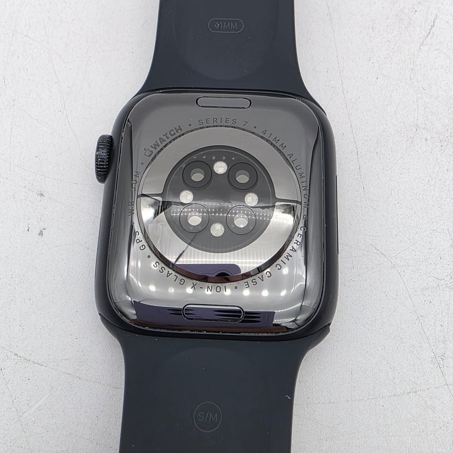 GPS Only Apple Watch Series 7 41MM Midnight Aluminum Midnight Sport Band