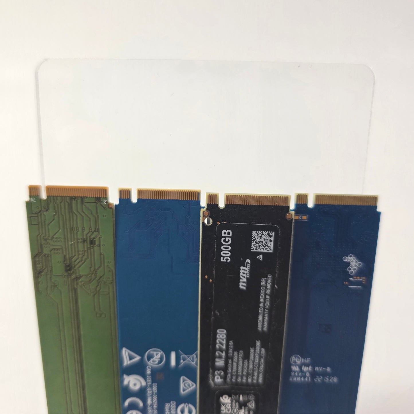 LOT of 4 NVMe SSDs 500GB READ
