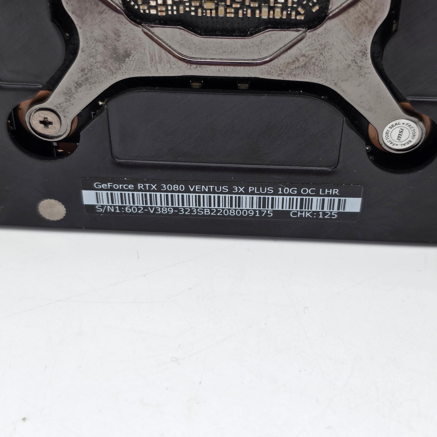 MSI GeForce RTX 3080 Ventus 3X Plus 10GB GDDR6X Graphics Card
