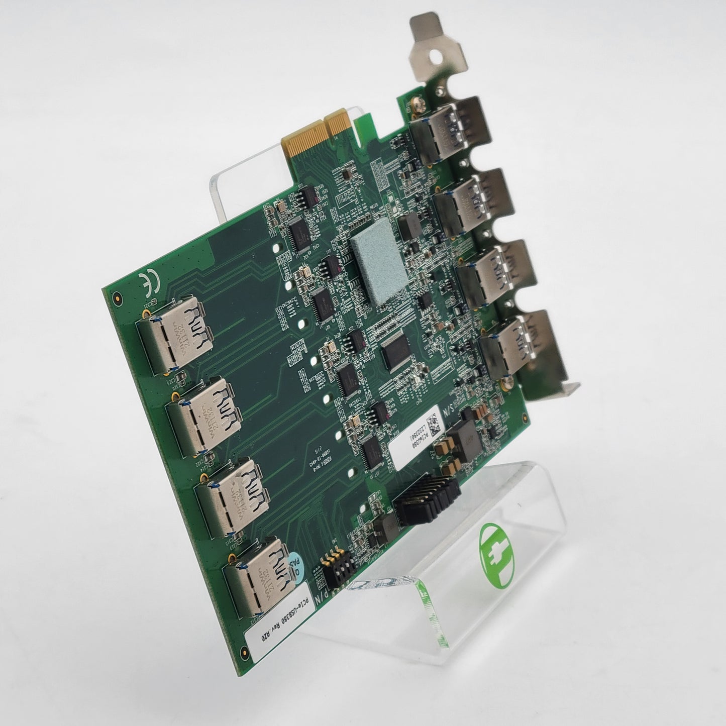 Neousys PCIe-USB380 host adapter frame grabber card 8-port/4-port USB 3.1 Gen1