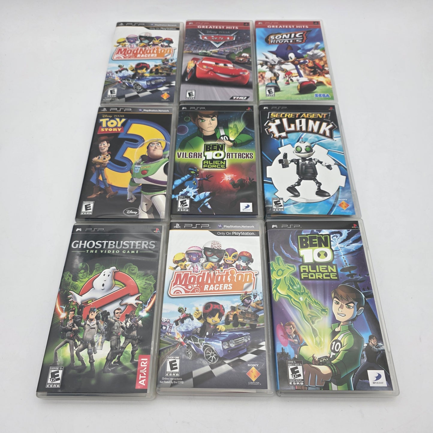 Lot of 9 Sony PlayStation Portable PSP Games