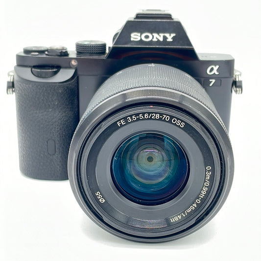 Sony Alpha A7 24.3MP Mirrorless Digital Camera Sony 28-70mm f/3.5-5.6 OSS Lens