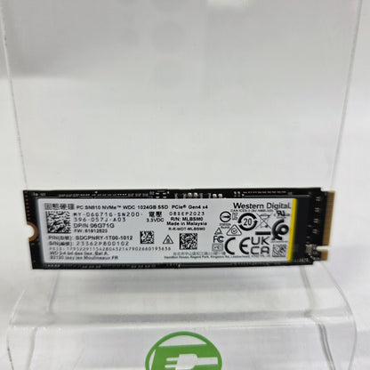 Western Digital WD 2280mm SN810 1TB M.2 NVMe Gen 4.0 x 4 SSD MY-06G71G-SN200