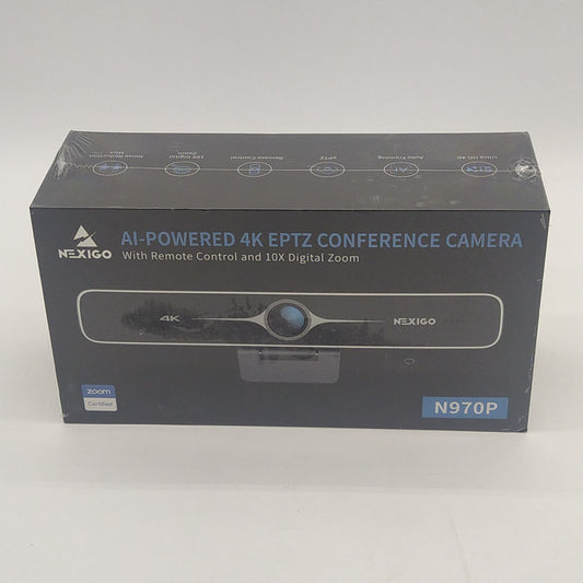 New NexiGo AI-Powered 4k Eptz Conference Camera N970P