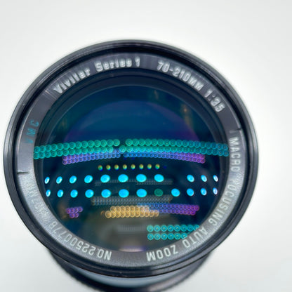 Vivitar Telephoto Lens 70-210mm 1:35 For Nikon F Mount Film Camera