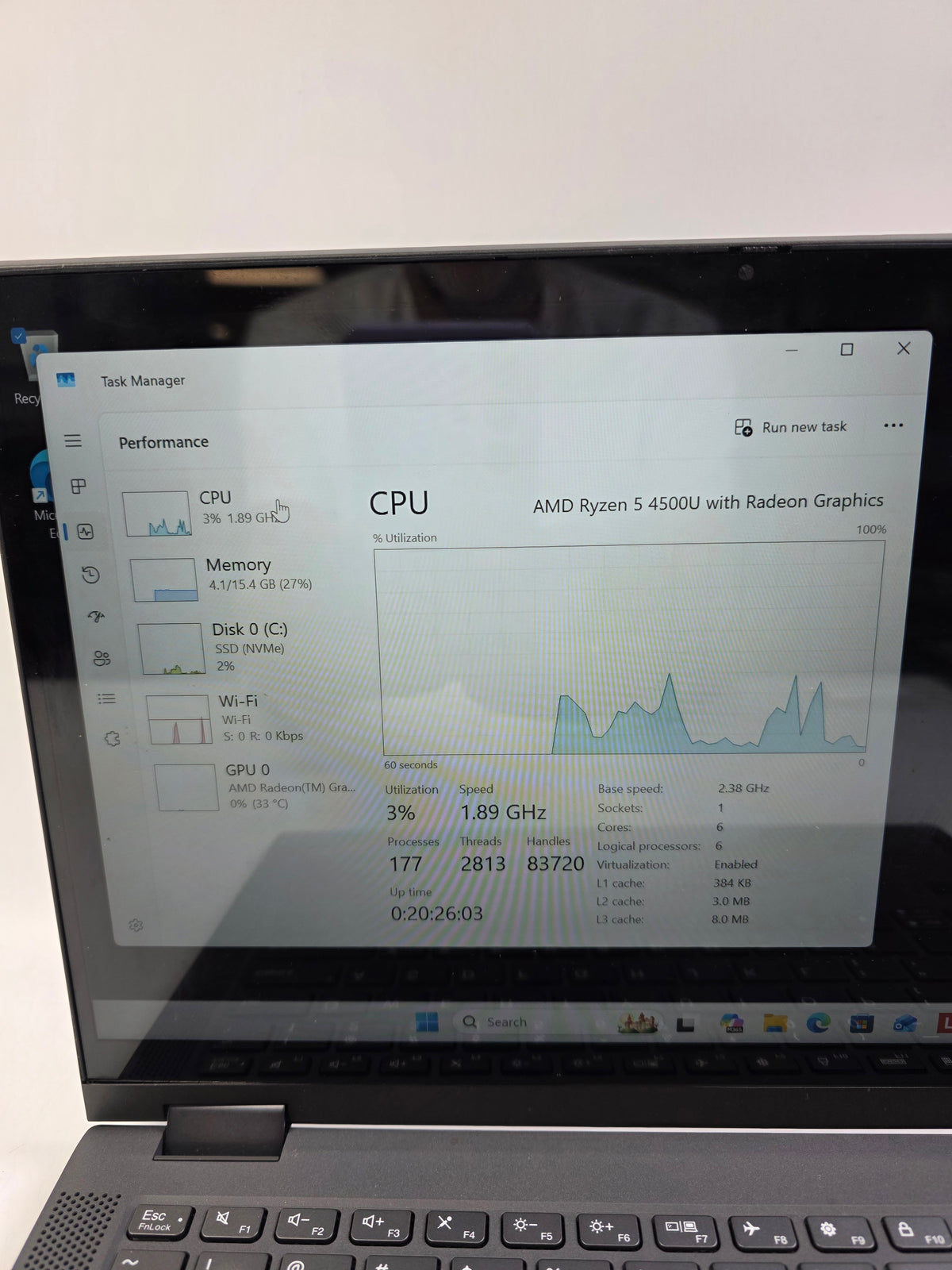 Lenovo IdeaPad Flex 5 14ARE05 13.9 Ryzen 5 4500U 2.3GHz 16GB RAM 256GB SSD