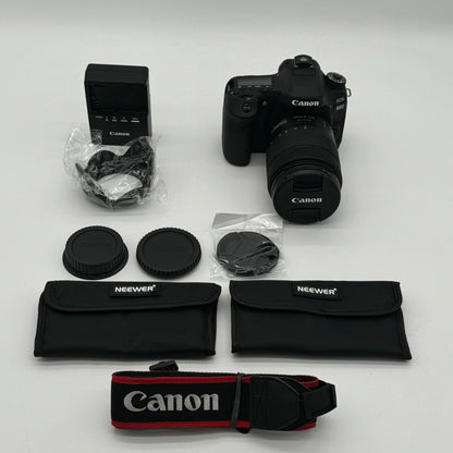 Canon EOS 80D 24.2MP Digital SLR DSLR Camera With Extras
