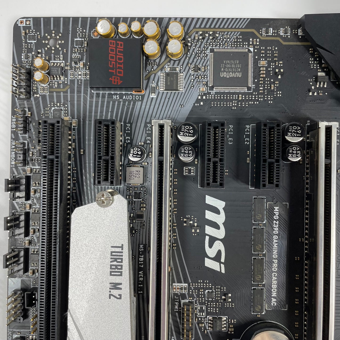 MSi MPG Z390 Gaming Pro Carbon AC LGA 1151 Gaming Motherboard