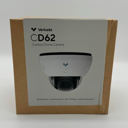 New Verkada CD62 Outdoor Dome Camera Outdoor Dome Camera CD62-30E-HW