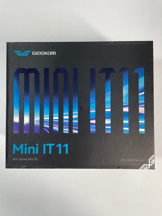 New Geekom Mini IT11 GM11i7T i7-11390H 2.90GHz 16GB RAM 512GB SSD Desktop Only