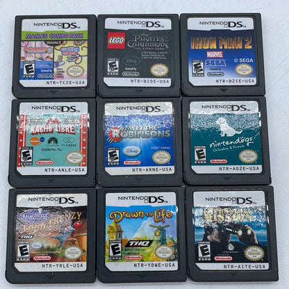 Lot of 9 Nintendo DS Games See Description for Titles