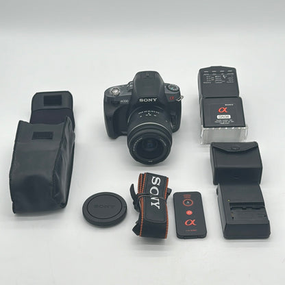 Sony A330 10.2MP Digital SLR DSLR Camera With Lens & Extras