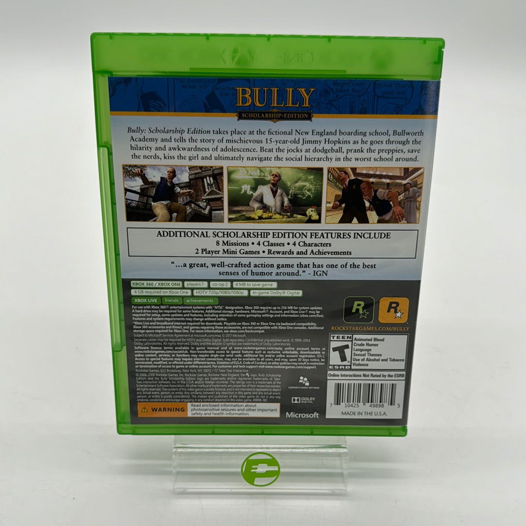 Bully Scholarship Edition  (Microsoft Xbox One,  2006)