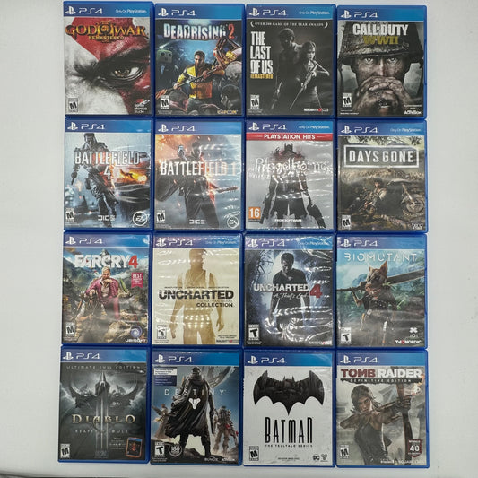 Lot of 16 Sony PlayStation 4 PS4 Games (See Description For Titles)