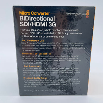 New Blackmagic Design BiDirectional SDI/HDMI 3G Converter
