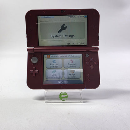 Nintendo 3DS XL Handheld Game Console Only RED-001 Red/Black
