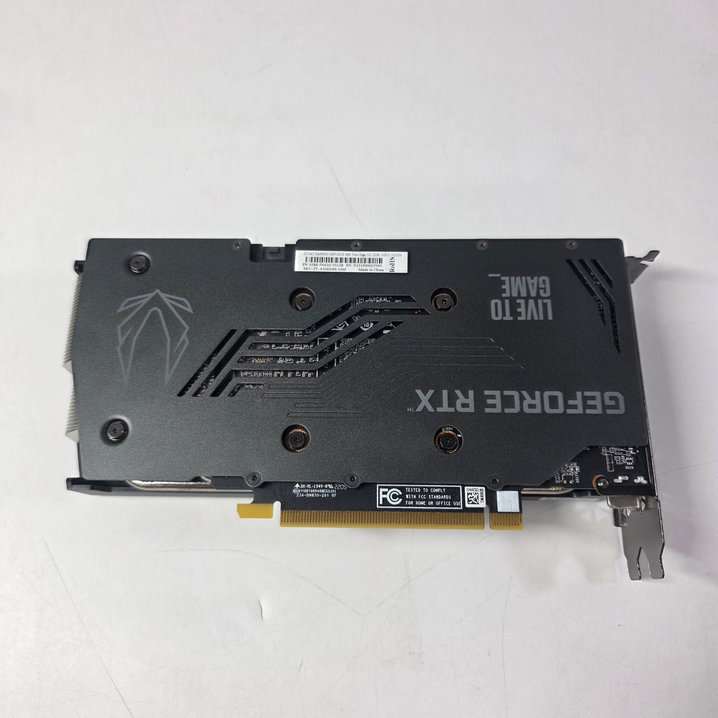 Zotac GeForce RTX 3060 Twin Edge OC 12GB GDDR6 Graphics Card 9288-5N630-501Z8