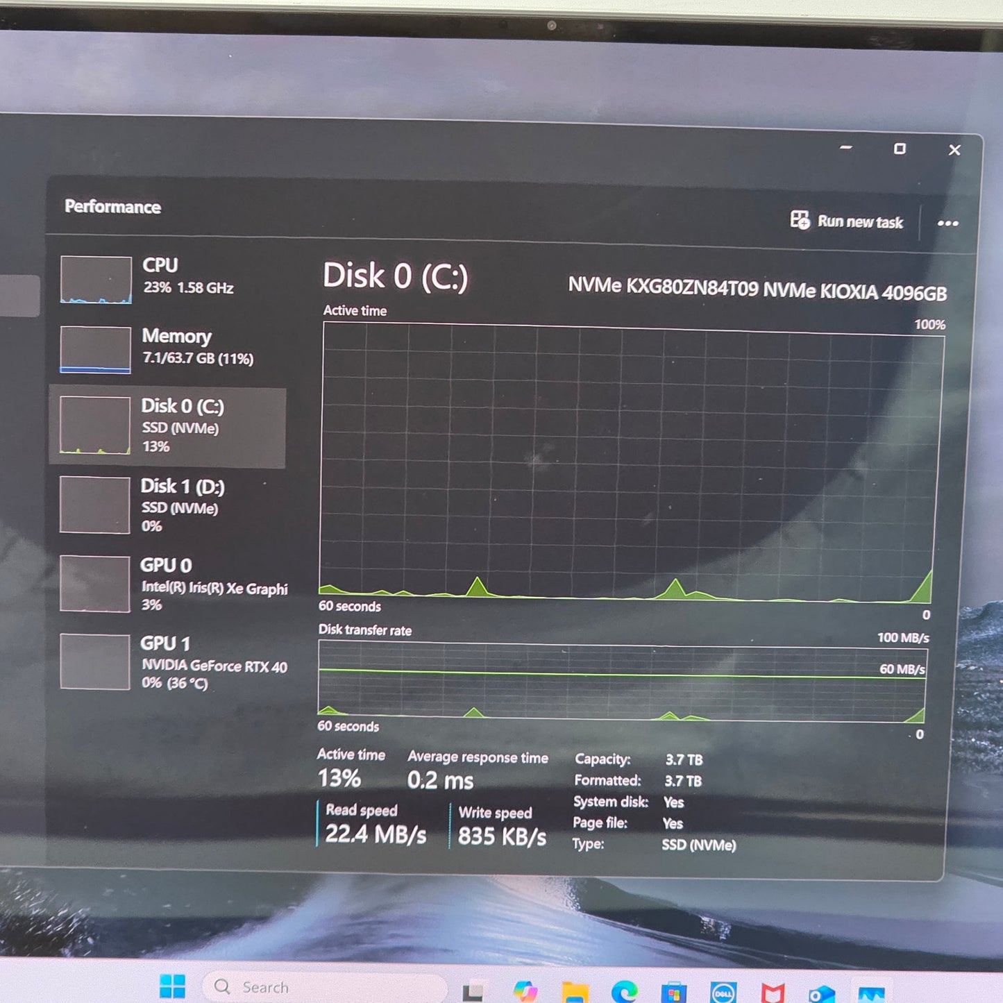 Dell XPS 15" i9-13900H 2.6GHz 64GB RAM 8TB SSD GeForce RTX 4070