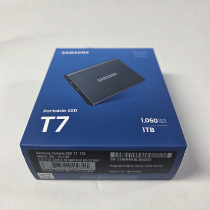 New SAMSUNG t7 portable ssd Portable SSD MU-PC1T01