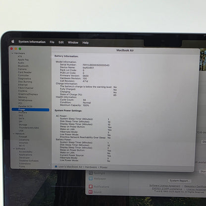 2025 Apple MacBook Air 13.6" M4 8C GPU 4.5GHz 16GB RAM 256GB SSD Z1H7000S6LL/A