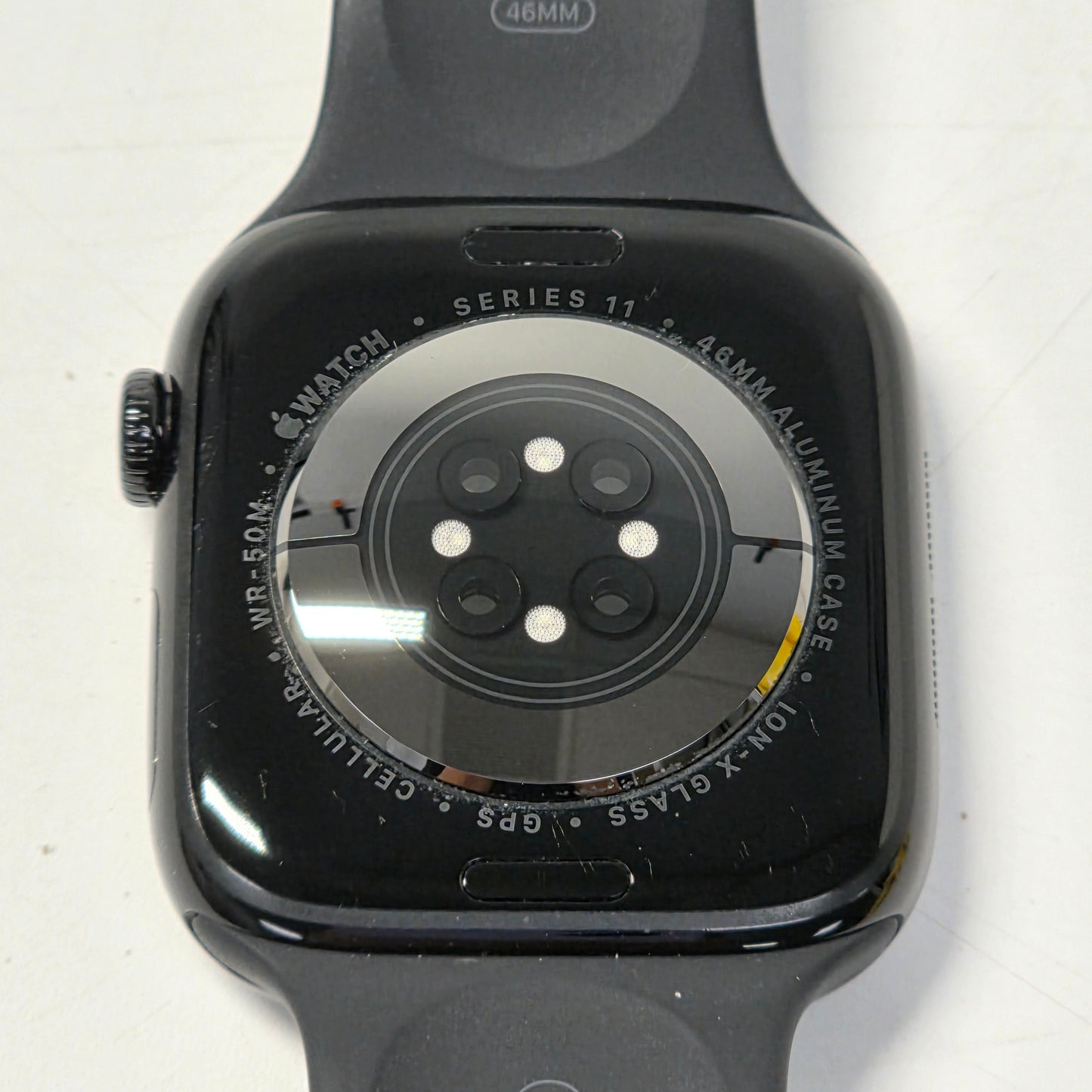 GPS Only Apple Watch Series 11 46MM Jet Black Aluminum Sport Band MFC44LW/A