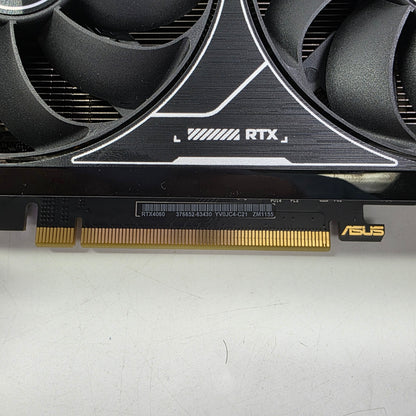 Asus GeForce RTX 4060 Dual 8GB GDDR6 Graphics Card DUAL-RTX4060-05G-VZ