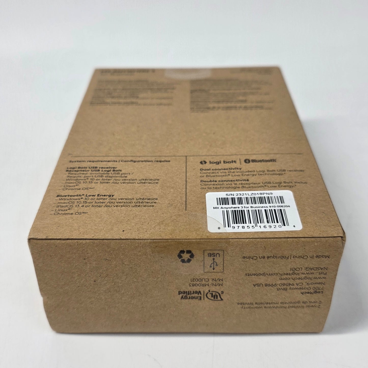 New Logitech MX Anywhere 3 for Business Wireless Mouse