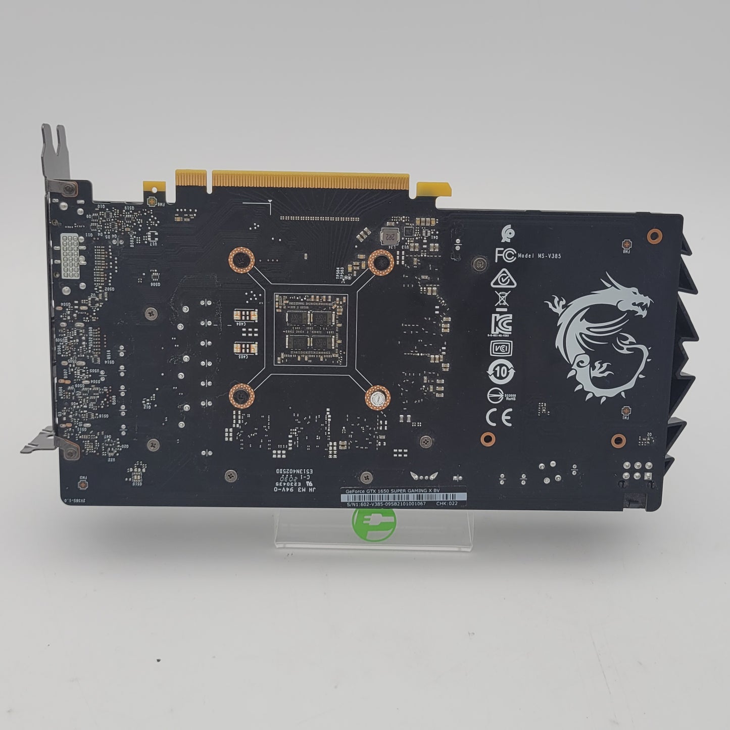 MSI GeForce GTX 1650 SUPER 4GB GDDR6 Graphics Card MS-V385