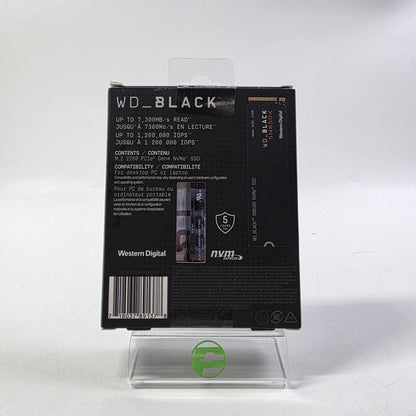 Western Digital WD 2280mm WD_Black 4TB M.2 NVMe Gen 4.0 x 4 SSD SN850X
