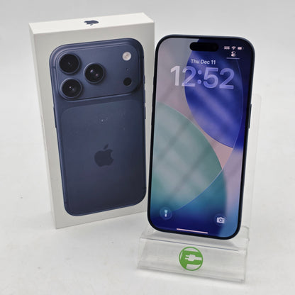 Factory Unlocked Apple iPhone 17 Pro 256GB Blue Titanium M67M4LL/A