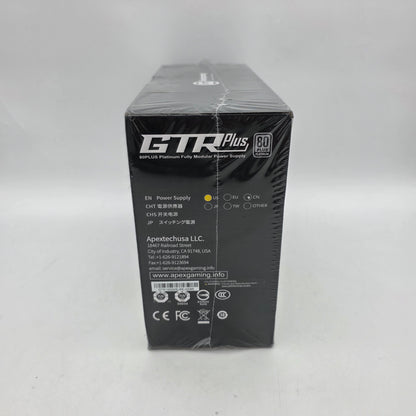 New APEX GAMING GTR 80 PLUS PLATINUM -1000M Power Supply