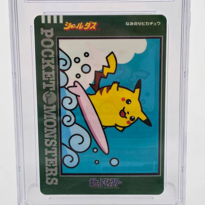Pokémon TCG Japanese Sealdass Series 2 Surfing Pikachu Regular Japanese CGC 8.5