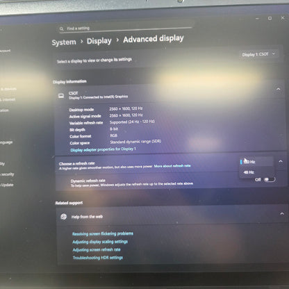 Alienware 16 Aurora RFV28 15.6" Core 7 240H 16GB RAM 500GB GeForce RTX 5050