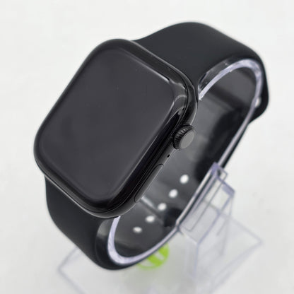 Unlocked Apple Watch Series 10 46MM Black Aluminum Black Sport Band MWY43LW/A