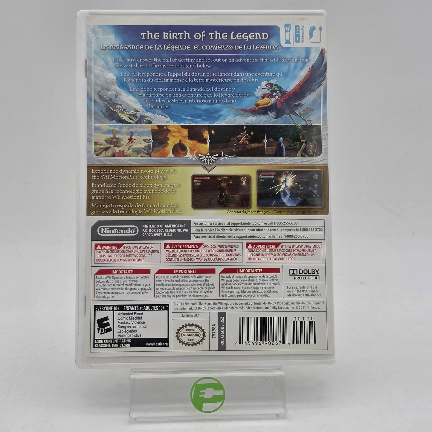 Zelda Skyward Sword [Soundtrack Bundle] (Nintendo Wii)