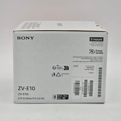 Sony Alpha ZV-E10 24.2MP APS-C Interchangeable Lens Camera 6441 Shutter Count