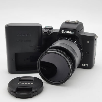 Canon EOS M50 24.2MP Mirrorless Camera With Lens