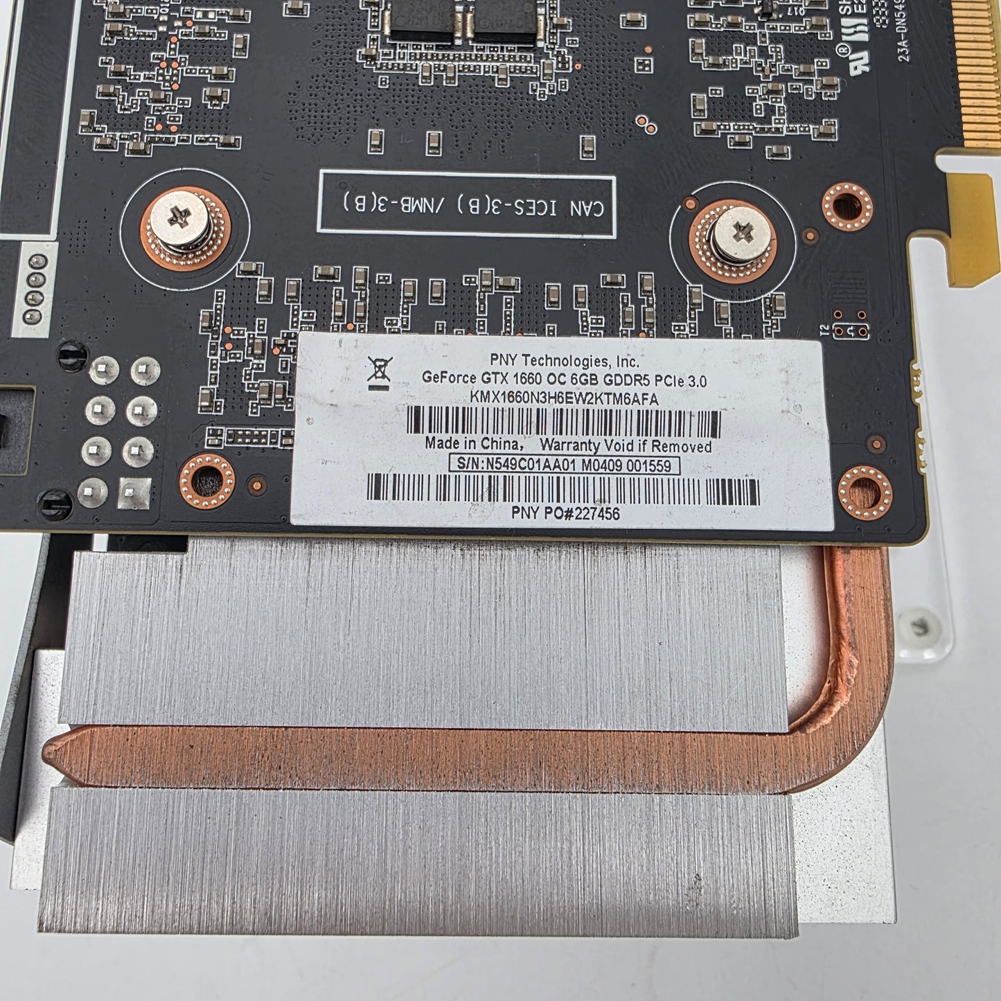 PNY XLR8 GTX 1660 Gaming OC 6GB GDDR5 Graphics Card
