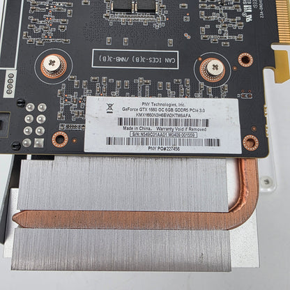 PNY XLR8 GTX 1660 Gaming OC 6GB GDDR5 Graphics Card