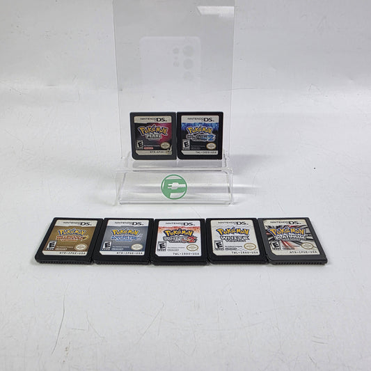 Series of 7 Pokemon Nintendo DS Games