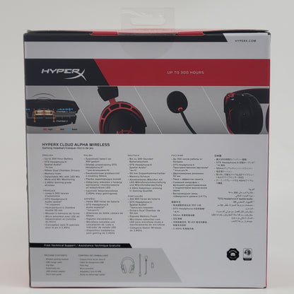 New Hyper X Cloud ALPHA Gaming Headset Black CA002