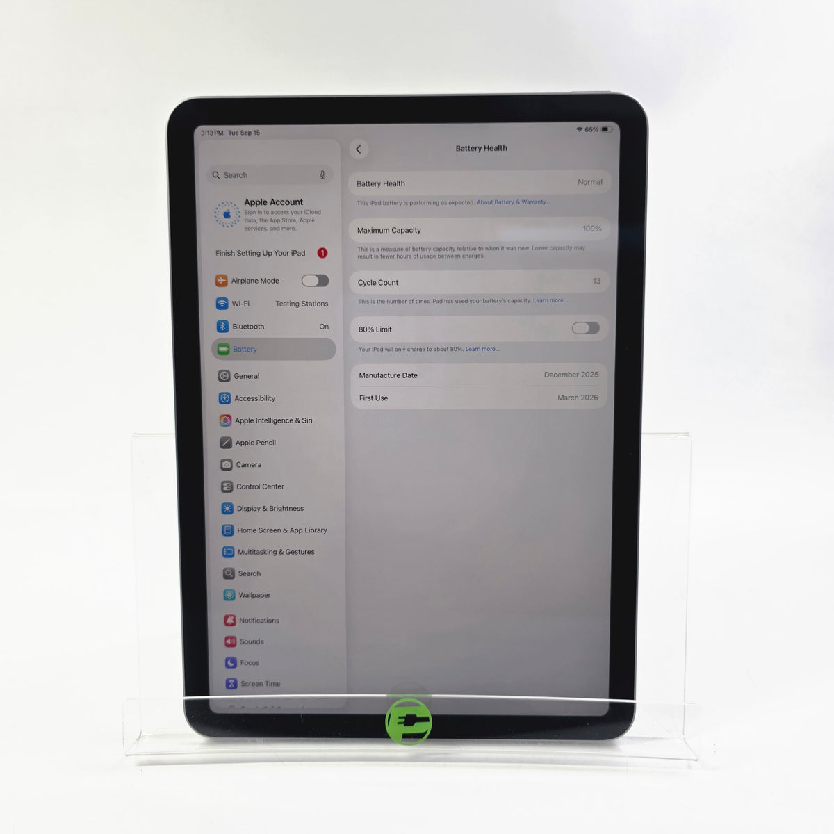 WiFi Only Apple iPad Air 11" M3 256GB Space Gray MCA14LL/A