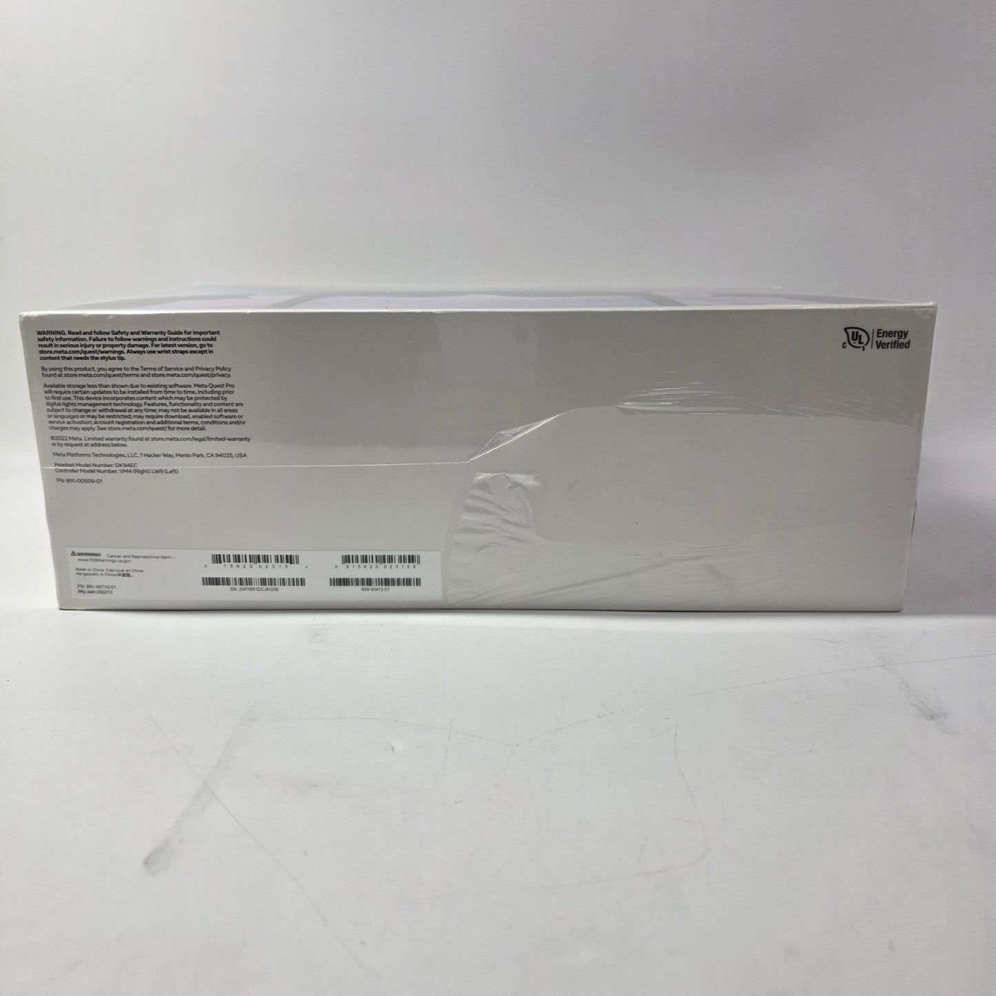 New Meta Quest Pro 256GB Standalone All-in-One VR Headset DK94EC