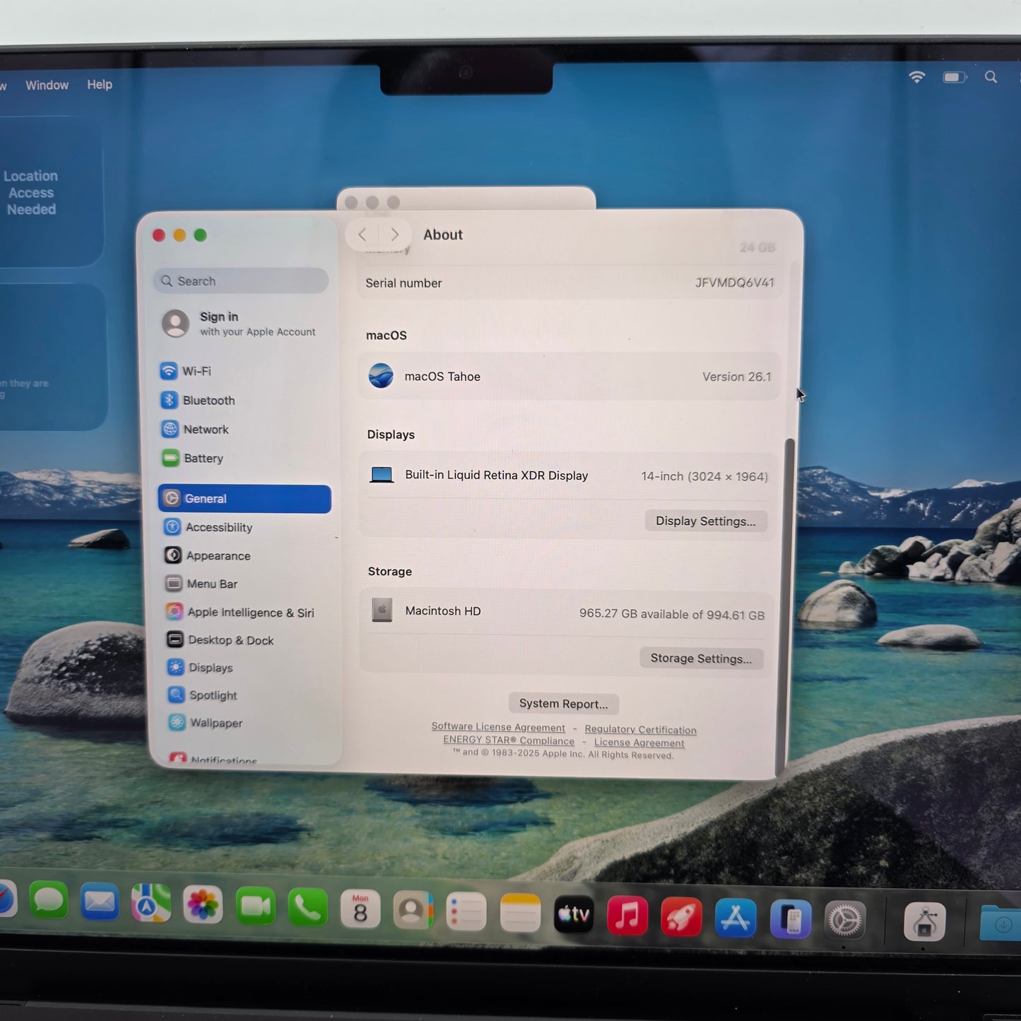 New 2025 Apple MacBook Pro 14" M4 4.5GHz 24GB RAM 1TB SSD A3434