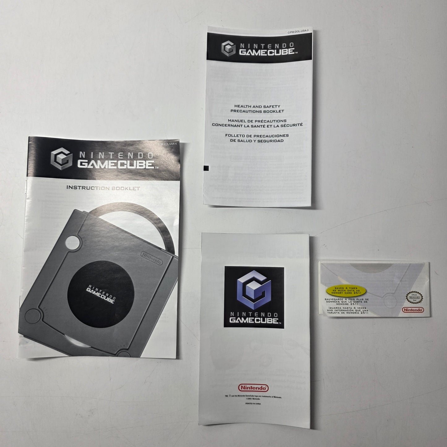 Nintendo GameCube Console Gaming System DOL-001 Silver