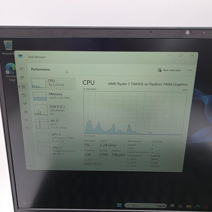 HP Victus 15-FB3093DX 15.6" Ryzen 7 7445HS 3.2GHz 16GB RAM 512GB SSD RTX 4050