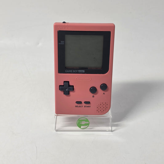 Nintendo Game Boy Pocket Handheld Game Console MGB-001 Coral Pink