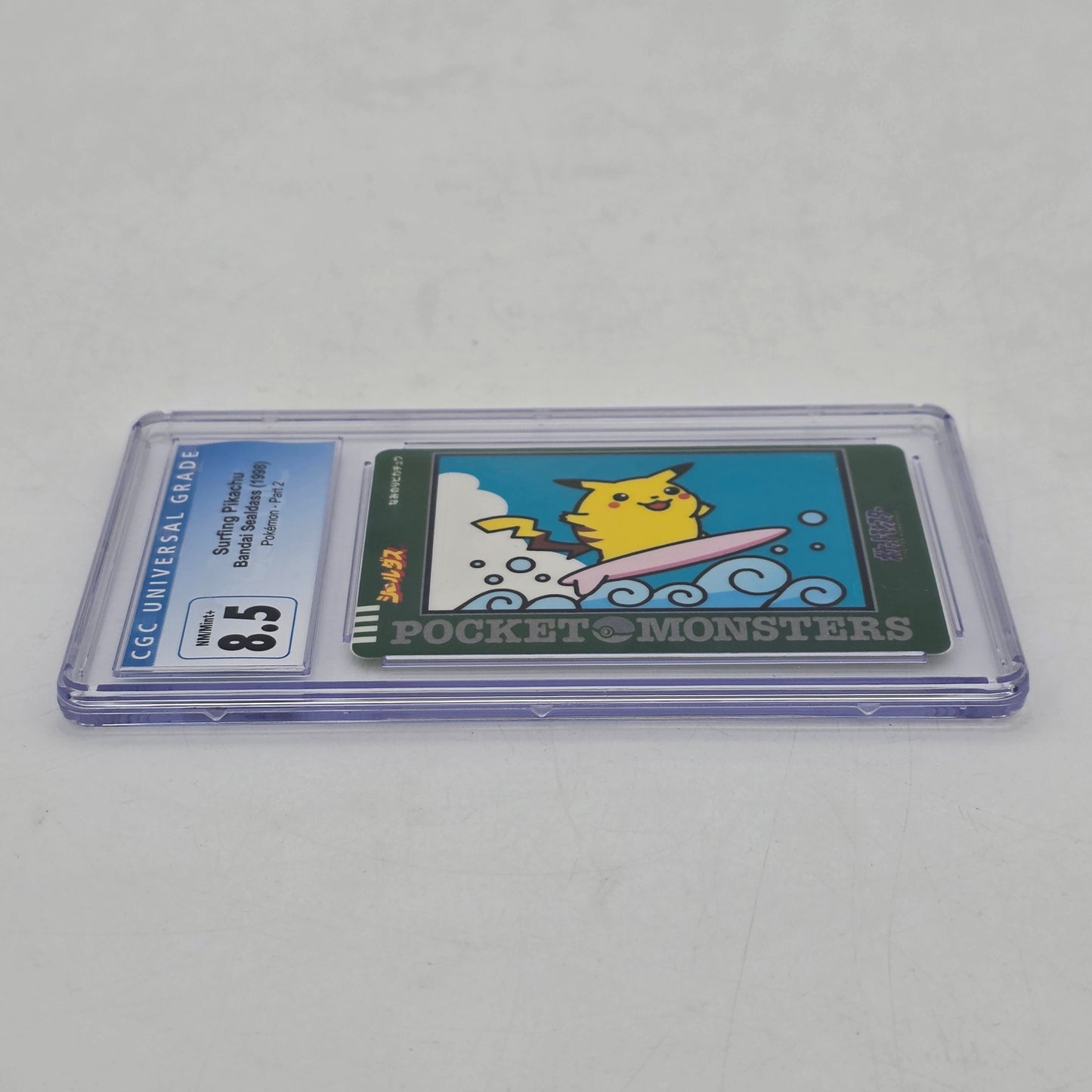 Pokémon TCG Japanese Sealdass Series 2 Surfing Pikachu Regular Japanese CGC 8.5